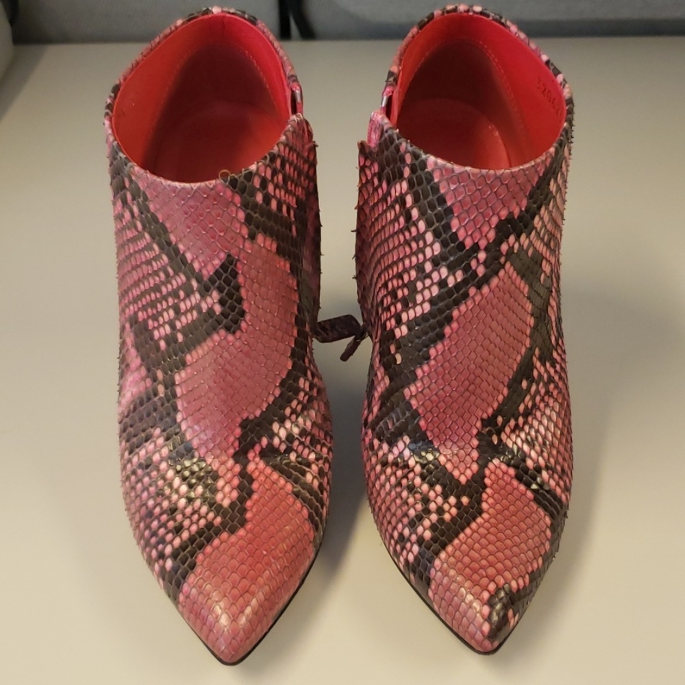 Gucci Snakeskin Ankle Booties